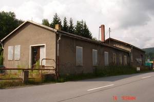 DSC04104 14.Juli 2008 Bild des Bahnhofes Antonsthal