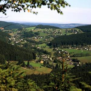 Blick vom Taubenfels auf den OT Rittersgrün Mit freundlicher Genehmigung Fotograf Harald Wunderlich